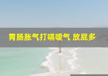 胃肠胀气打嗝嗳气 放屁多